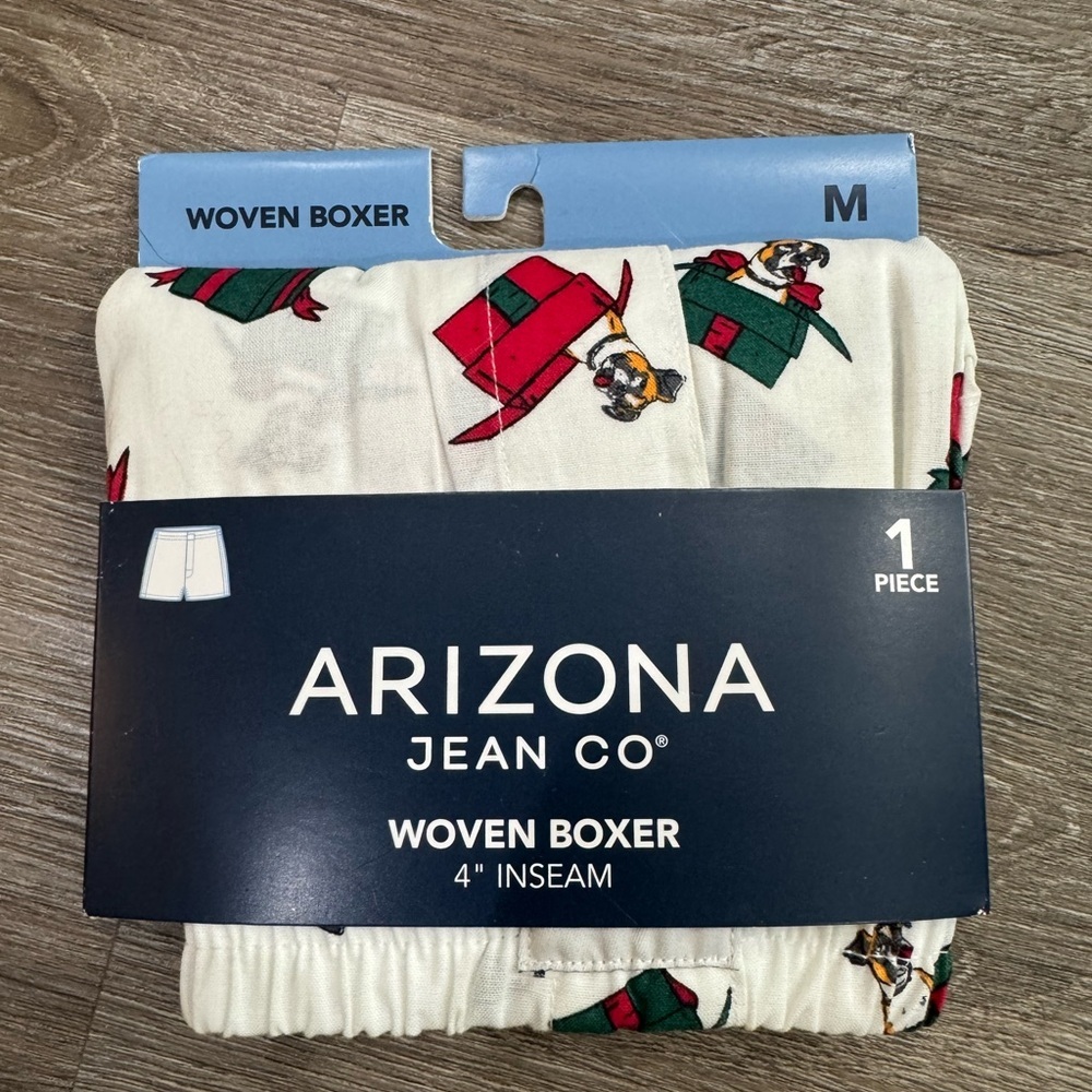 Arizona Jean Co Holiday Dog Themed Boxers Men Size Medium